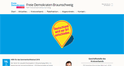 Desktop Screenshot of fdp-braunschweig.de